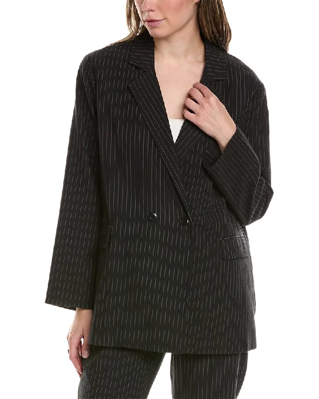 THE GREAT The Shlumpy Wool-Blend Blazer