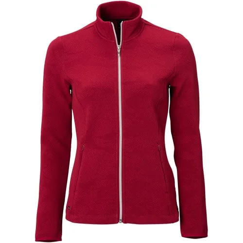 New Nivo Sport Women's Indie Maroon Full Zip Golf Jacket Size M MSP$144