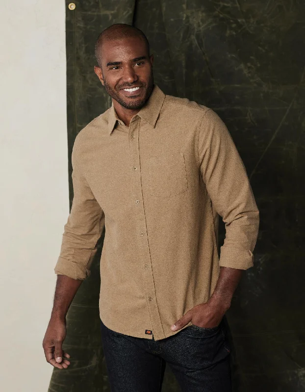 Fairbanks Chamois Button Up in Toasted Chestnut