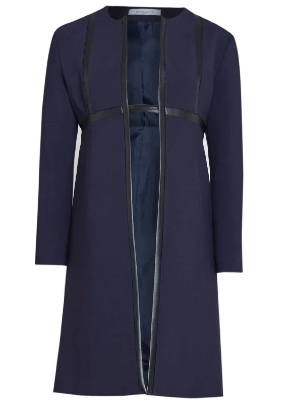 Tara Maternity Coat - Navy