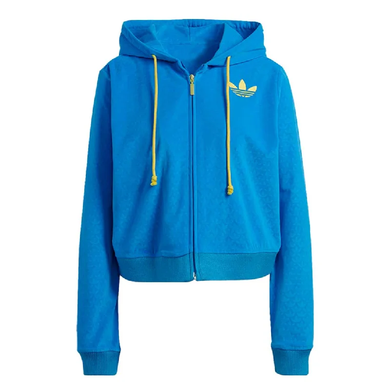 adidas - Women's Adicolor Velour Zip Hoodie (IB2046)