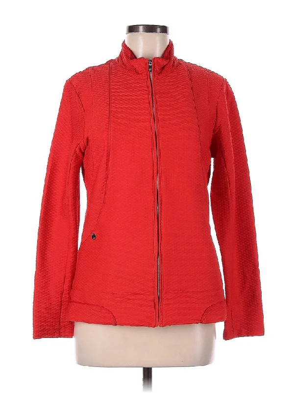 Tail Activewear Red Textured Full-Zip Golf Jacket Size M MSP$110