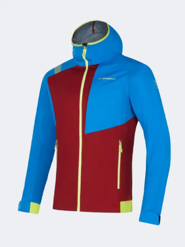 La Sportiva Macnas Men Hiking Jacket Sangria/Blue