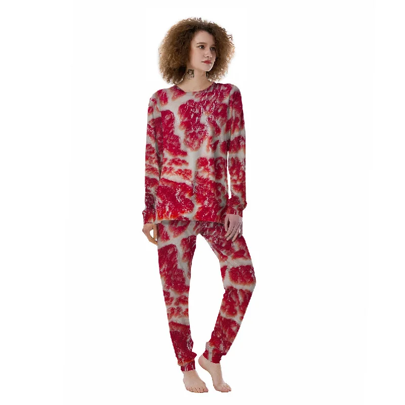 Fresh Meat Print Women's Pajamas