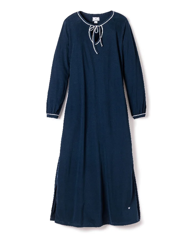 Women's Pima Harlow Nightgown | Navy