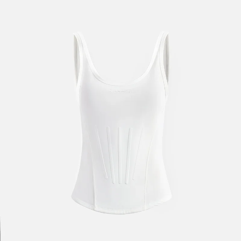 Mugler Corset Top - White