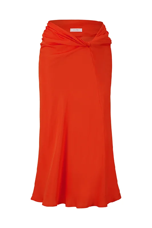 Vela Skirt in Tangerine (Sold Out)