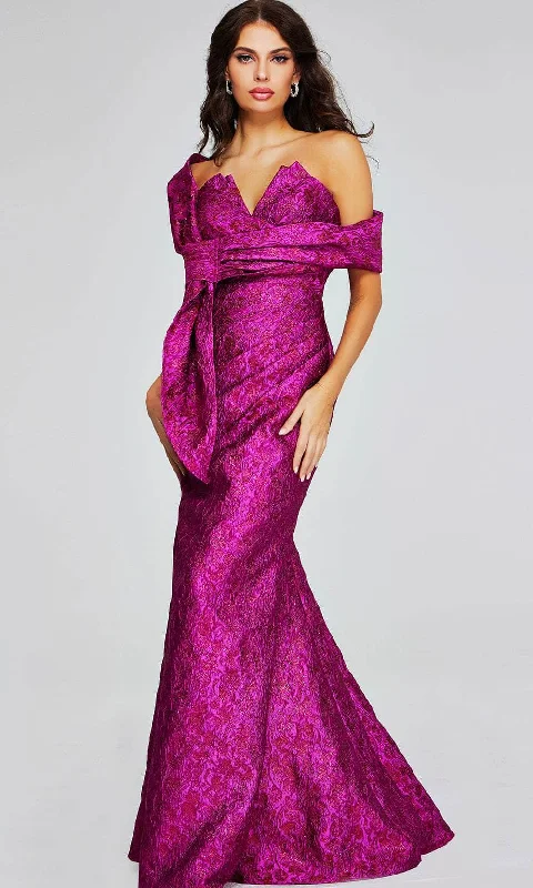 Jovani 39114 - Strapless Vibrant Evening Gown