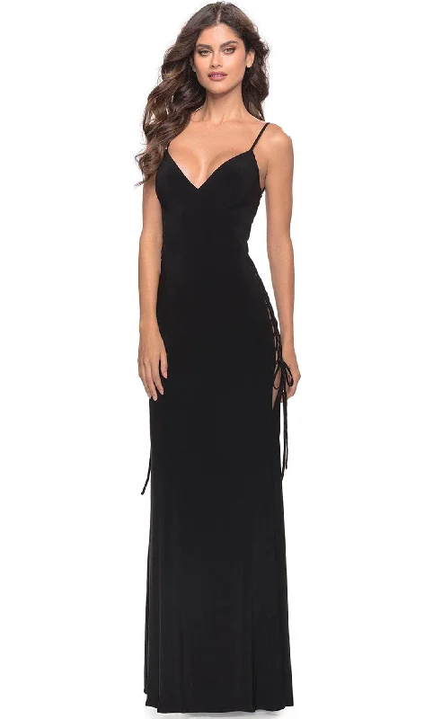 La Femme 31311 - Braided Detail Sexy Long Gown