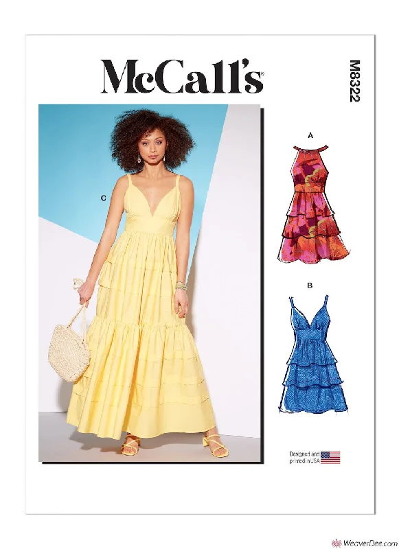 McCall's Pattern M8322 Misses' Dresses