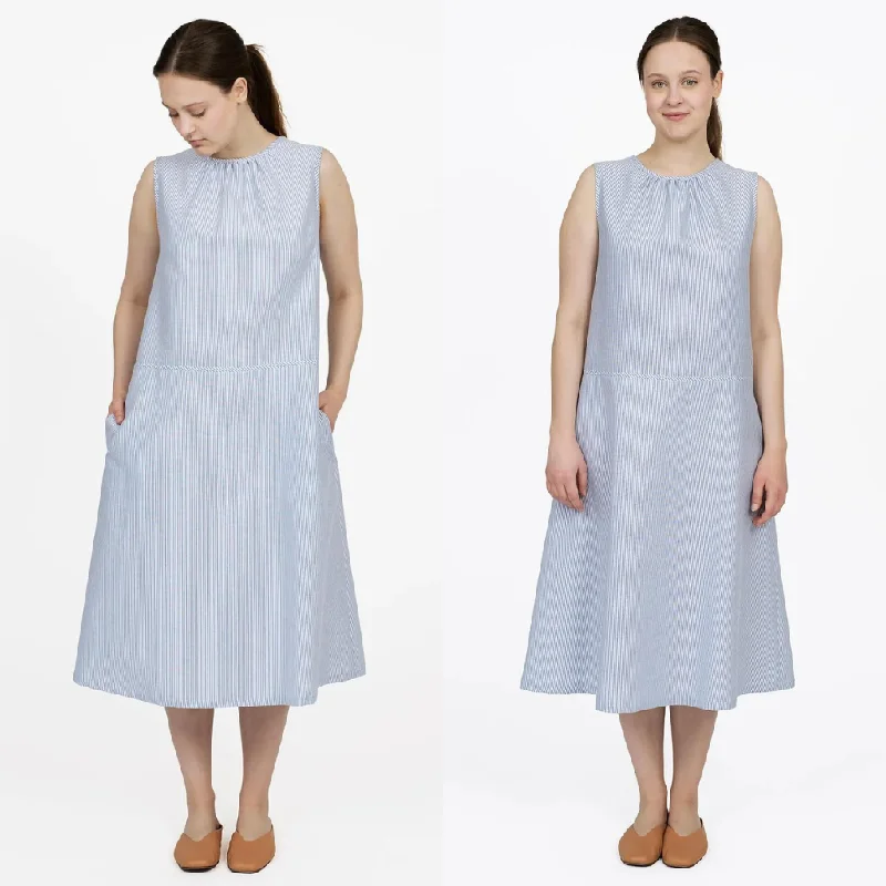 THE ASSEMBLY LINE • Drop Waist Dress & Top Sewing Pattern (XS - L)