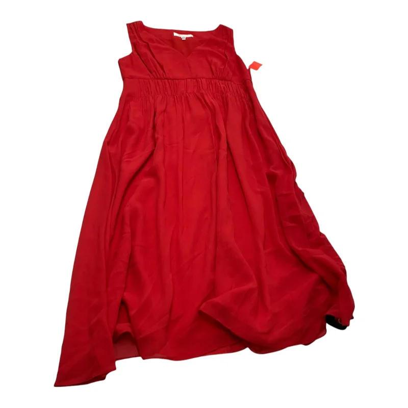 Dress Casual Midi By Lk Bennett In Red, Size: M